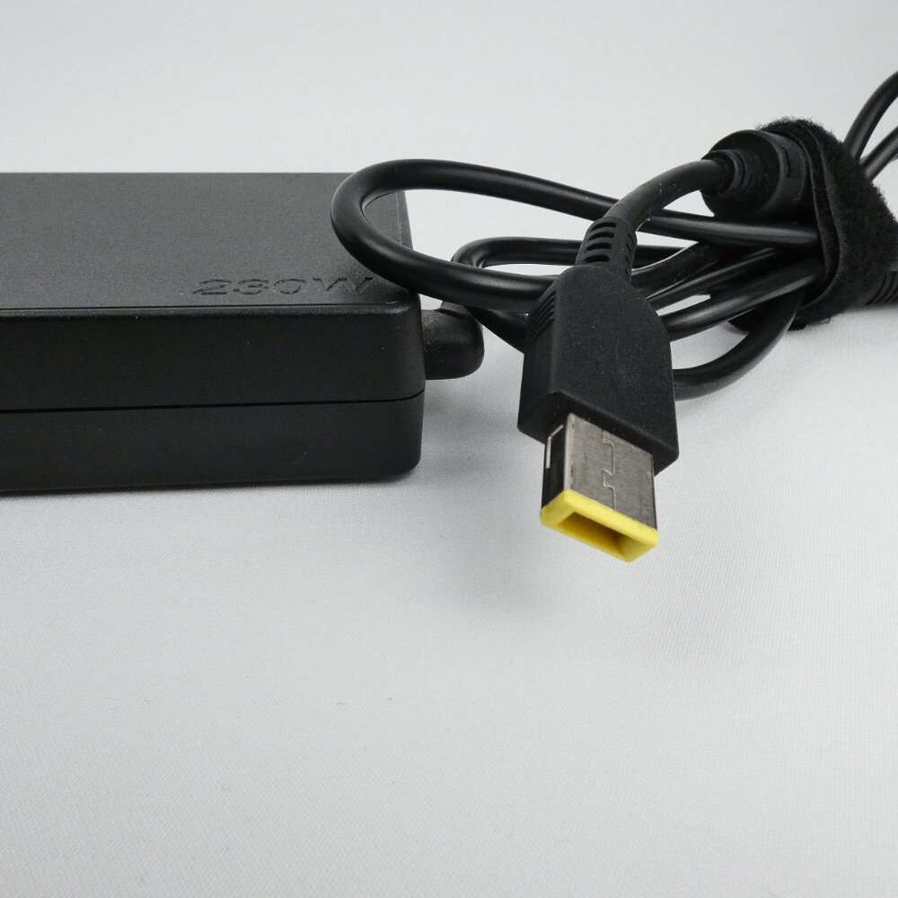 Lenovo 230W Power Supply Adapter ADL230NLC3A 20V 11.5A Square Tip Black Genuine